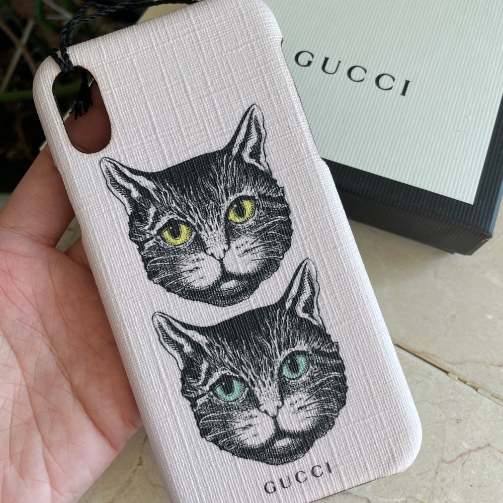 Authentic Gucci X/XS mystic cat phone case